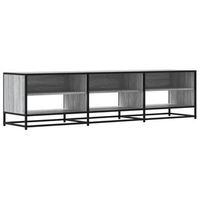 mueble de tv madera de ingenieria gris sonoma 180x40x46 cm vidaxl