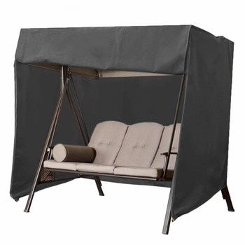 Funda Protectora Para Columpio - Impermeable - Tela Oxford - 223*152*183 Cm - 1 Pieza - Negro