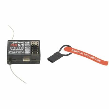 MKronRC MK610 2.4G 6CH receptor para transmisor Spektrum JR DSM2 DX6 DX6I DX7 DSX7
