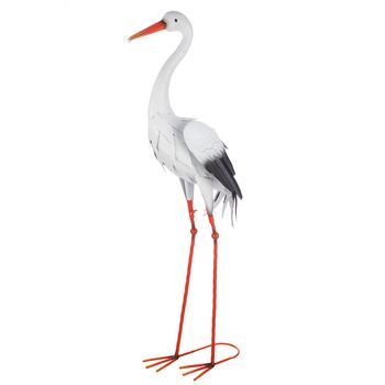 Gilde Cigüeña Blanca/negra/naranja, H.91 Cm