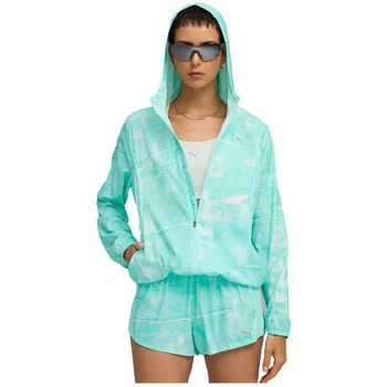 Puma Chaqueta deporte Veste Velocity Aop vert en tissu tricoté para mujer