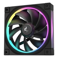refrigeracion aire deepcool 120mm fl12 rgb pwm negro 2150 rpm fdb
