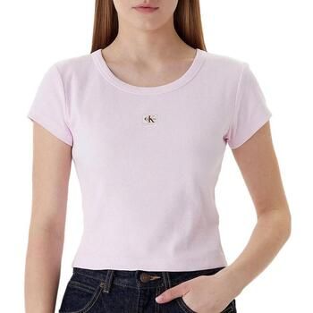 Calvin Klein Jeans Camiseta Label 2x2 para mujer