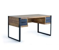 escritorio estilo industrial marronginer y colomer 76x70x135