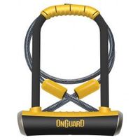 onguard antivol u avec cable et sup pitbull dt 8005 115 x 2