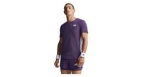 camiseta de manga corta adidas adizero morada  hombre