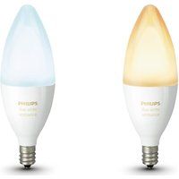philips hue white ambiance wireless bulb twin pack - e14 white