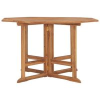 mesa de comedor de jardin  mesa de exterior plegable teca maciza 110x110x75 cm