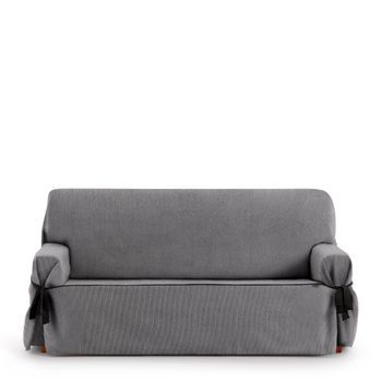 Funda De Sofá 2 Plazas Con Tejido Jacquard Modelo 6 Mid Universal Gris