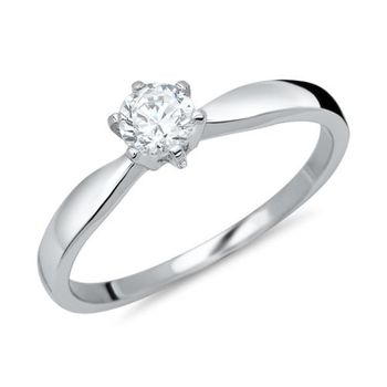 Anillo plata circonita