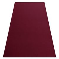 alfombra con refuerzo de goma rumba 1375 un solo color cereza 80x200 cm