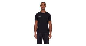 Camiseta de manga corta mammut aenergy fl para hombre negra