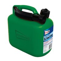 petrol can - unleaded green