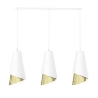 lampara colgante vist blancooro 3 luces