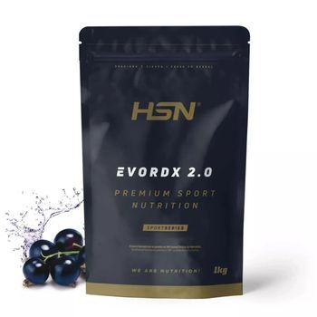 Pre Entreno Potente De Hsn Evordx 2.0 | Sabor Grosella Negra 1 Kg = 43 Tomas Por Envase | 100% Vegano Pre-workout Sin Azúcar Con 300 Mg De Cafeína,