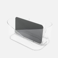 umbra glam hair tool organizer - clearcharcoal