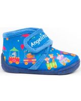 de angelitos pantufla infantil estampado 137 azul