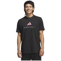 adidas camiseta t-shirt worldwide hoops logo performance graphic coton para hombre