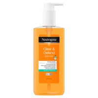neutrogena clear  defend facial wash