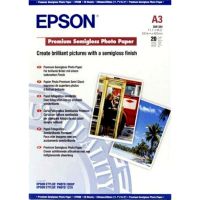 papel fotografico epson premium semigloss a3 251 gm 20 hojas