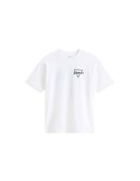 camiseta vans palm drive ss blanco nino