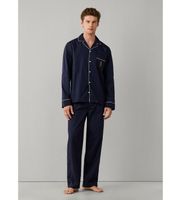 hackett london para hombre hmu200066 pijama harry woven marino l homewear algodon manga larga