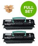 Compatible Twin Pack Lexmark E450A21E Black Toner Cartridges (2 Pack)