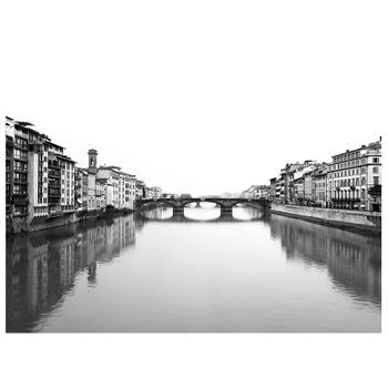 Legendarte - Cuadro Lienzo, Impresión Digital - Un Puente Sobre El Río - Decoración Pared Cm. 60x80