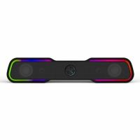 hp dhe-6002 barra de sonido led rgb 6w negro