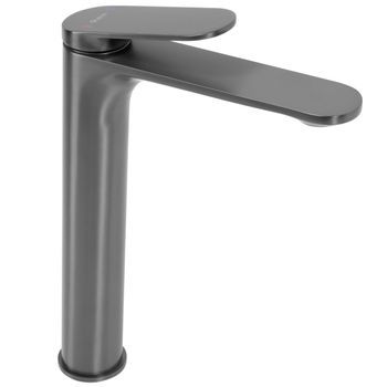 Grifo De Lavabo Rea Marco High Titanium