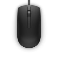 raton dell ms116 con cable 1000 dpi negro ambidiestro basico