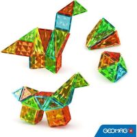geomag magnetic tiles gems 44 4102 juego de construccion magnetico 44 piezas