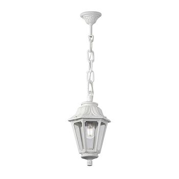 Colgante anna 1xe27 ip55 al.80xd.22cm resina blanca