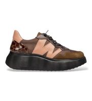 wonders para mujer a-363194112050 zapatillas roma 31 marron 37 plano cordones casual