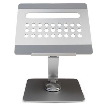 Ewent EW1269 Soporte para Portátil de Aluminio Multipuerto HDMI 4K/2x USB-A 3.0/USB-C 3.0/PD 100W/SD