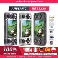 anbernic-consola de juegos portatil rg35xx h diseno de joystick dual pantalla ips de 35 pulgadas reproductor de juegos de 3300 mah compatible con hdmi