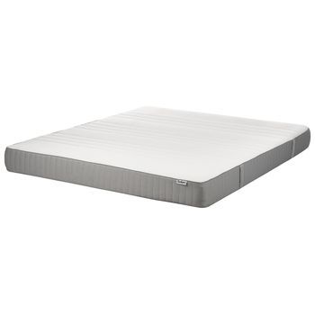 Colchón De Látex Medio Con Funda Extraíble De Poliéster Con Cremallera Blanco 180 X 200 Cm Fantasy