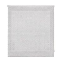 estor enrollable premium - estor enrollable tamano 150x180 - estor premium color azul con motas blancas  blindecor