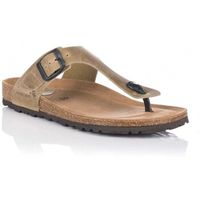 interbios chanclas sandalia de piel para mujer