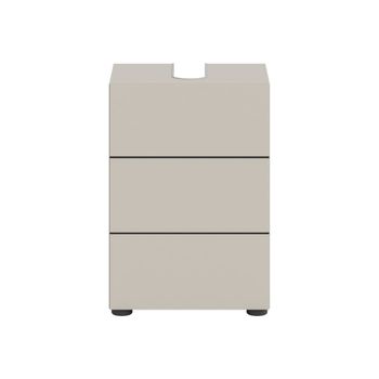 Mueble bajo lavabo 1 puerta H38 cm - cachemira