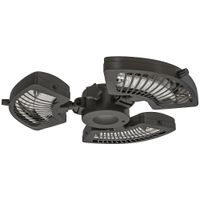 outsunny calefactor electrico exterior 2400w con 3 niveles de calor proteccion antivuelco para sombrilla terraza o55x8 cm negro