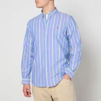 polo ralph lauren oxford cotton striped shirt - s