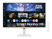 monitor - samsung smart m50f ls27fm501euxen 27 full-hd 60 hz 05 ms ips conmutacion en el plano blanco