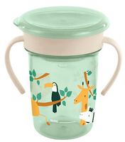 miniland vaso sippy cup 360 jungle 270 ml