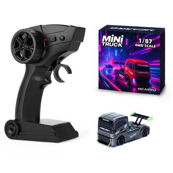 MCARRO MC081 1:87 Mini Coche RC Soporte de Aplicación Vehículo Control Remoto con Luz LED Juguetes de Escritorio Colecci