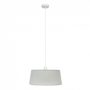 Lampara Colgante Consciencia 1e27 Gris 40d de FABRILAMP.