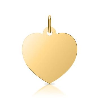 Colgante de plata 925 dorado grabable