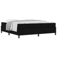 cama tapizada  200 x 180 cm   - negro