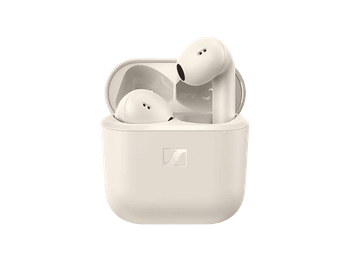REACONDICIONADO Seminuevo Muy bueno Auriculares True Wireless - Sennheiser Accentum Open, 28h Autonomía, Bluetooth, IPX4, Diseño Abierto, Crema