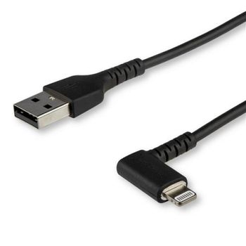 Startech Cable Lightning a USB en Ángulo Acodado 2m Negro